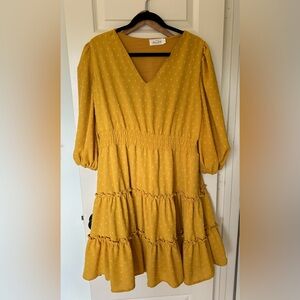 Marie Nicole Clothing Yellow Dress